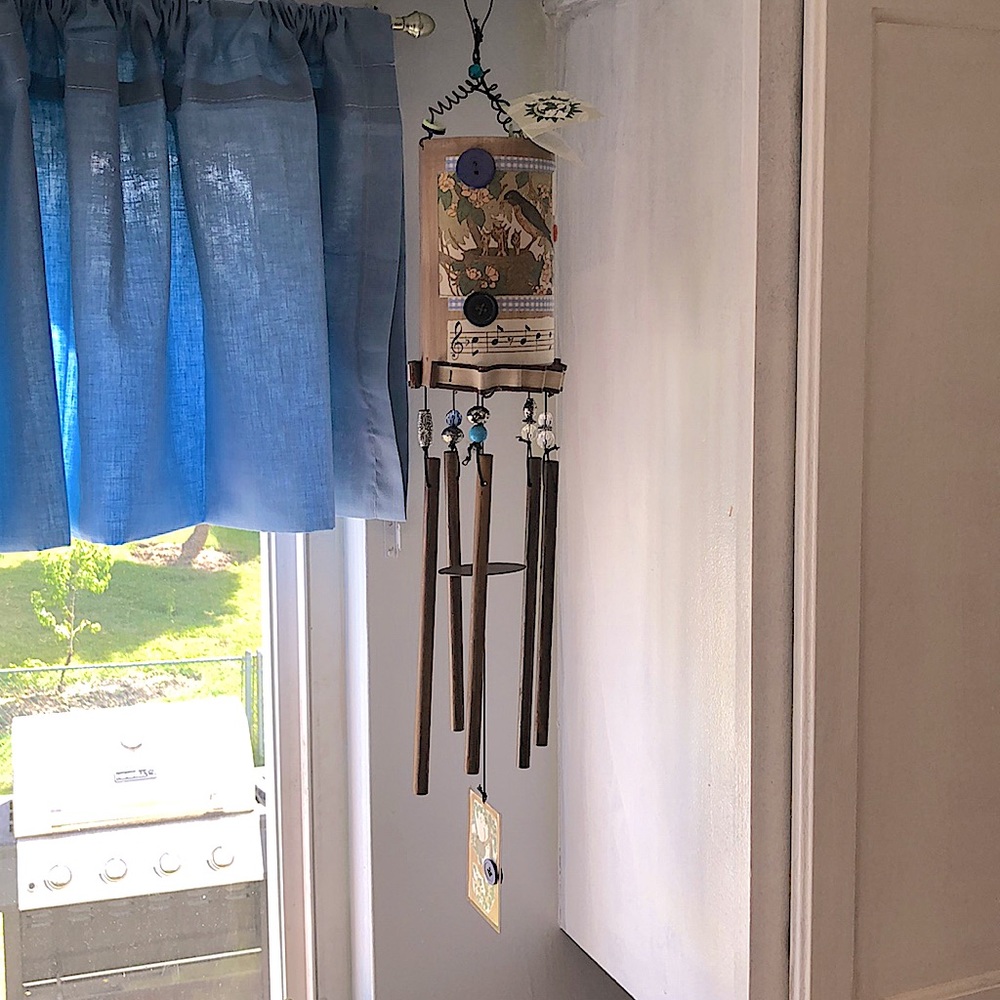New bird wind chime